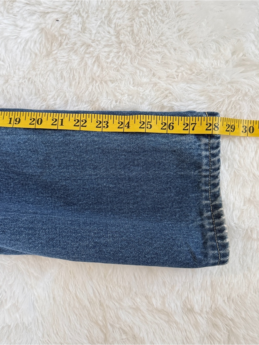 Rare Vintage 1980s Calvin Klein 100% Cotton Rigid Denim Jeans - Picture 7 of 14